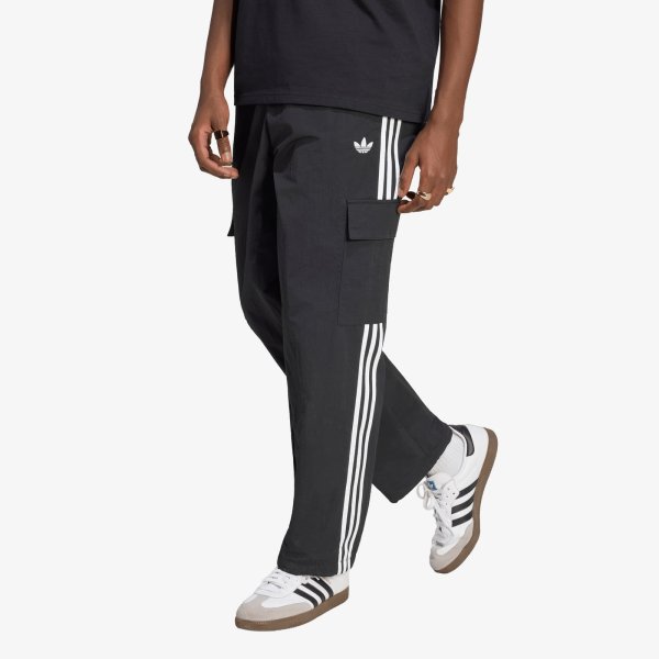 Kalhoty adidas Adicolor Classics 3-STRIPES Cargo Black/ White L