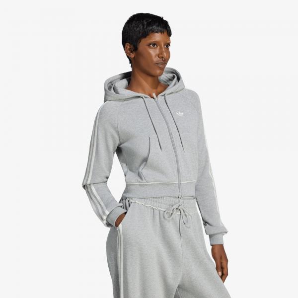 Bunda adidas Graphic Short Front ZIP Track Top Medium Grey Heather L