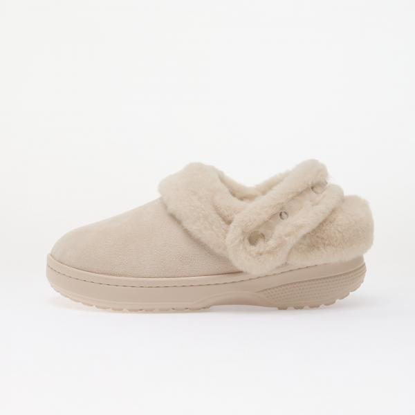 Boty Crocs Classic Unfurgettable Vegan Suede Clog Cocoa Cream 8