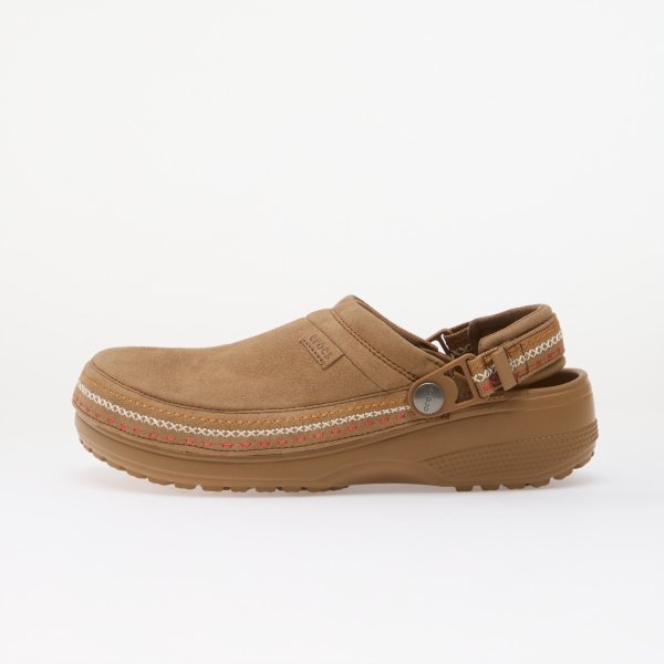 Boty Crocs Classic Crafted Vegan Suede Stitch Sepia 8