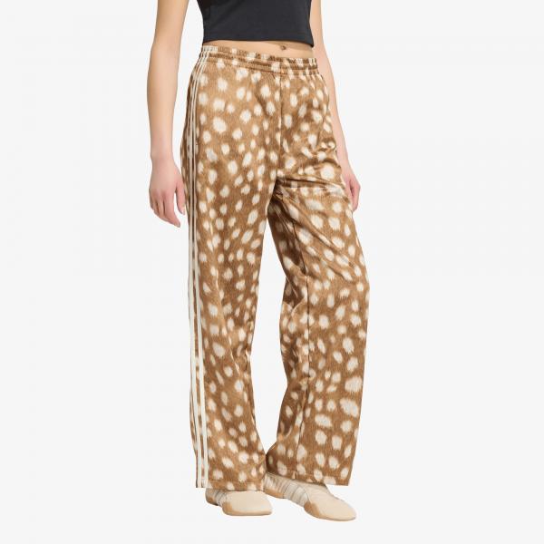 Kalhoty adidas Animal Print Firebird Trackpant Brown Desert XS