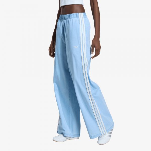 Kalhoty adidas Originals Summer Glow Denim Wide Leg Light Denim M