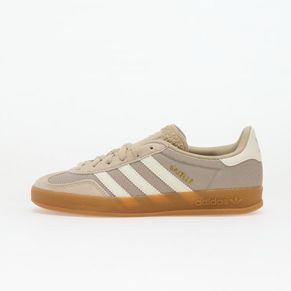 Boty adidas Gazelle Indoor Khaki Three/ Off White/ Gold Met. 3.5