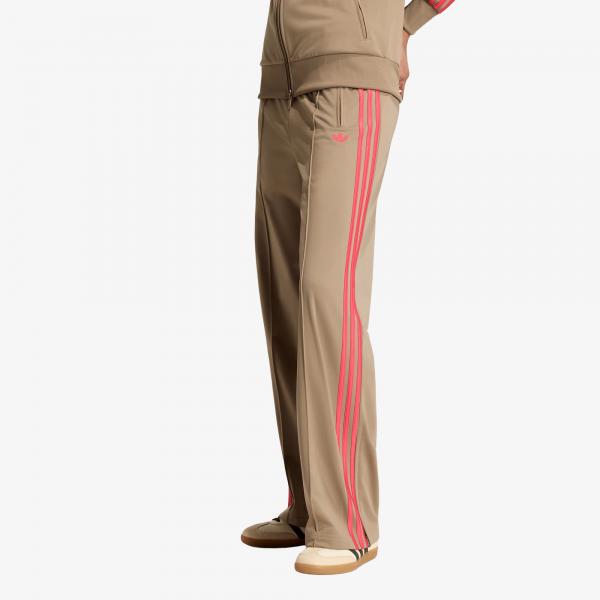 Tepláky adidas Firebird Loose Tracksuit Pants Khaki Six/ Power Pink M