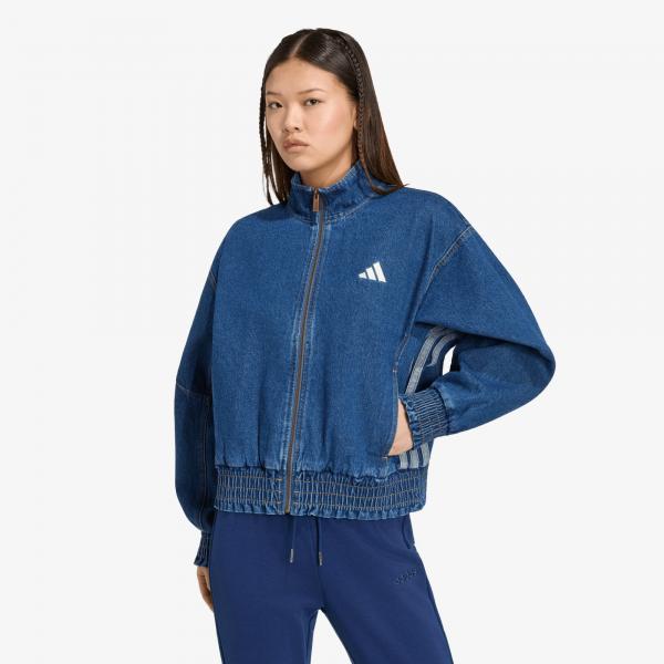 Bunda adidas Stadium Washed Denim Loose Fit Jacket Preloved Ink S