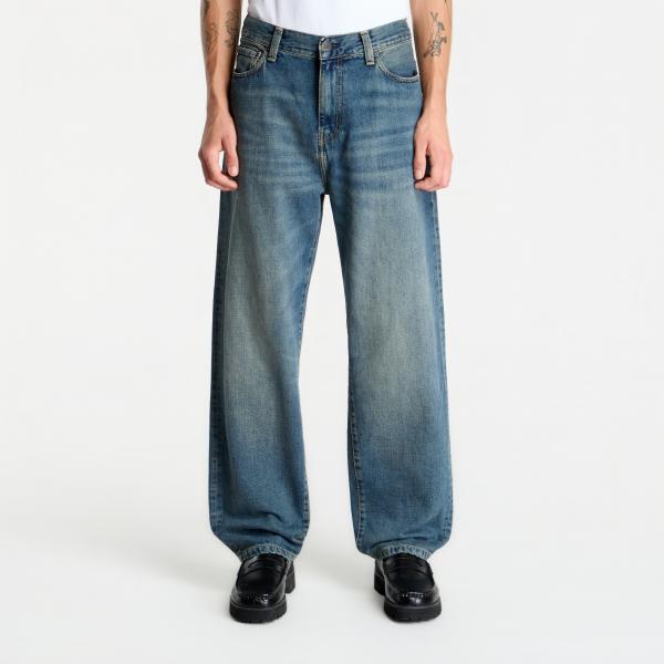 Džíny Carhartt WIP Aaron Pant Blue Worn Used Wash 34
