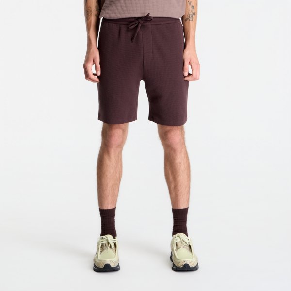Šortky Hugo Boss Waffle Shorts Brown L