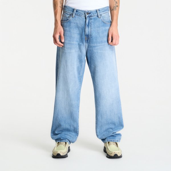 Džíny Carhartt WIP Aaron Pant Blue Burst Washed 30