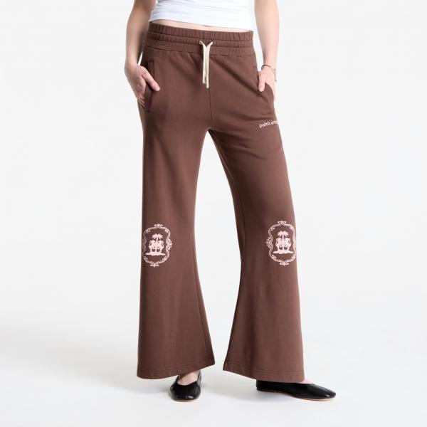 Tepláky Palm Angels Lions Herald Sweatpants Brown/ Rose Pink M