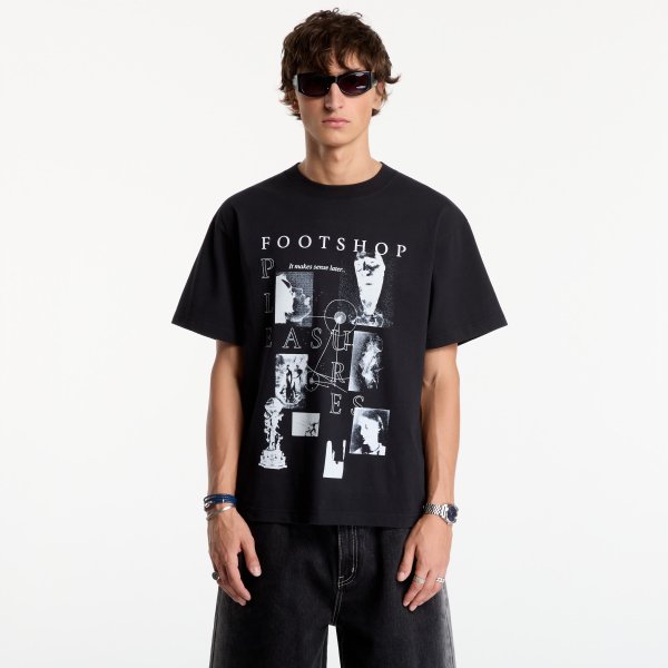 Tričko PLEASURES x FTSHP Museum T-Shirt UNISEX Black L