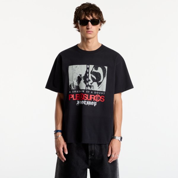 Tričko PLEASURES x FTSHP Zine T-Shirt UNISEX Black S