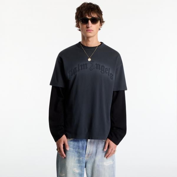 Tričko Palm Angels Patch Pa Regular Tee Black/ Black S