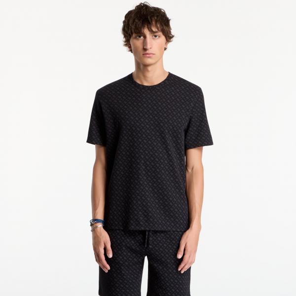 Tričko Hugo Boss Waffleaop T-Shirt Black S