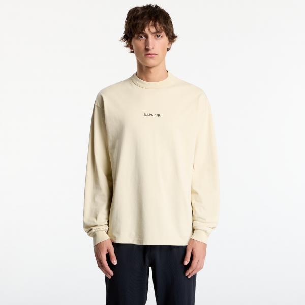 Tričko Napapijri Tenri Long-Sleeve T-Shirt White M