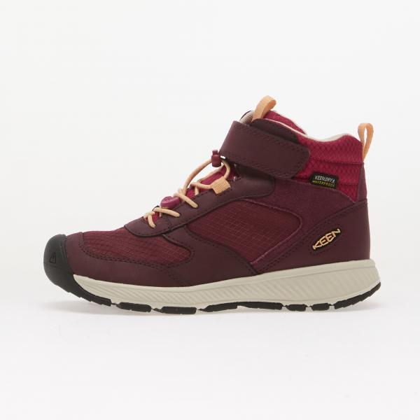 Tenisky KEEN Skua MID WP Youth Fig/ Peach Fuzz EUR 34