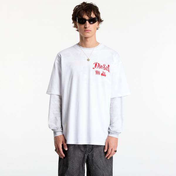 Tričko Diesel T-Boxt-Aa2 T-Shirt White M