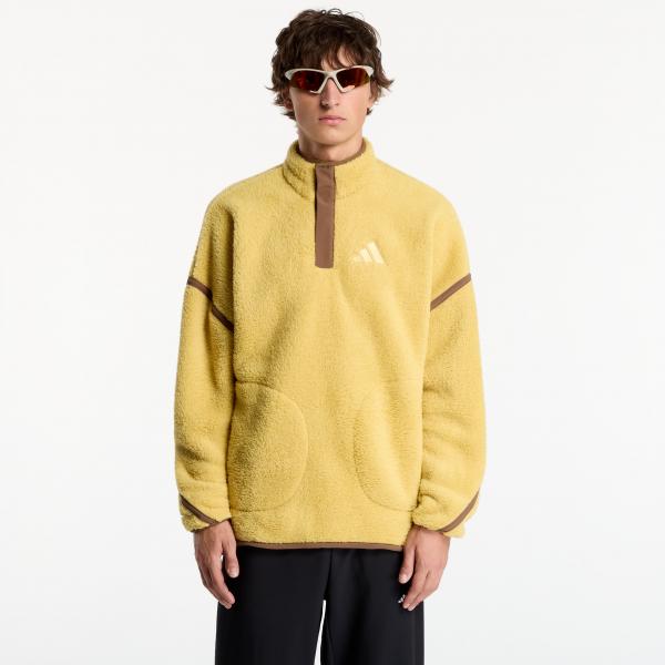 Mikina adidas Terrex Multi High Pile Fleece Pullover Pyrite L