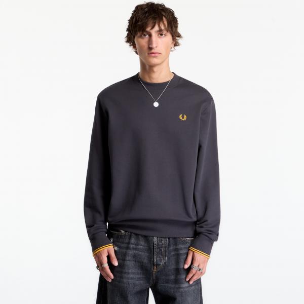 Mikina FRED PERRY Crew Neck Sweatshirt Grey L