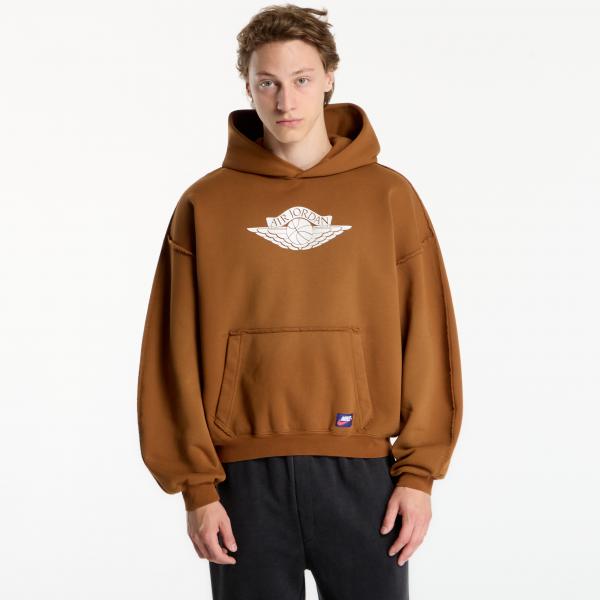 Mikina Jordan Flight Wings Men's Fleece Pullover Hoodie Lt British Tan/ Sail XL