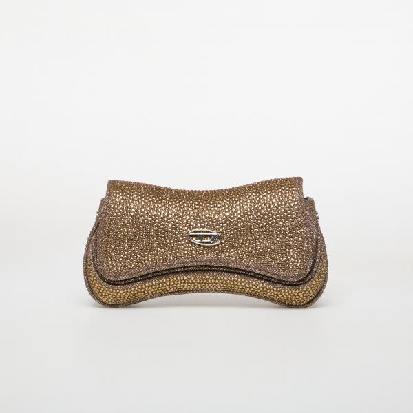 Kabelka Diesel Play Small Crossbody Bag With Crystal Bronze Brown Universal