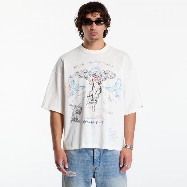 Tričko Represent Heavier Than The Heavens T-Shirt UNISEX Antique White M