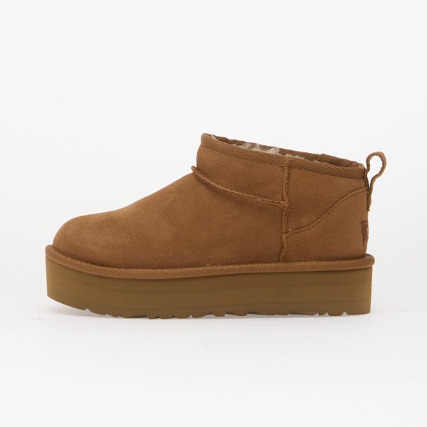 Boty UGG Kids Classic Ultra Mini Platform Chestnut 3