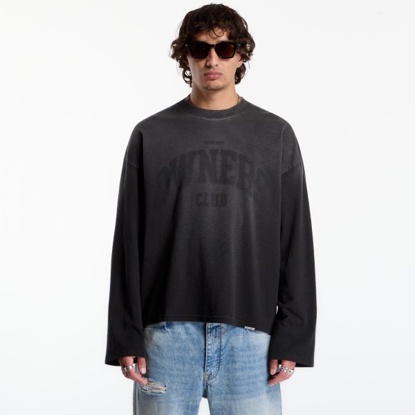 Tričko Represent Owners Ls T-Shirt UNISEX Weathered Black XL