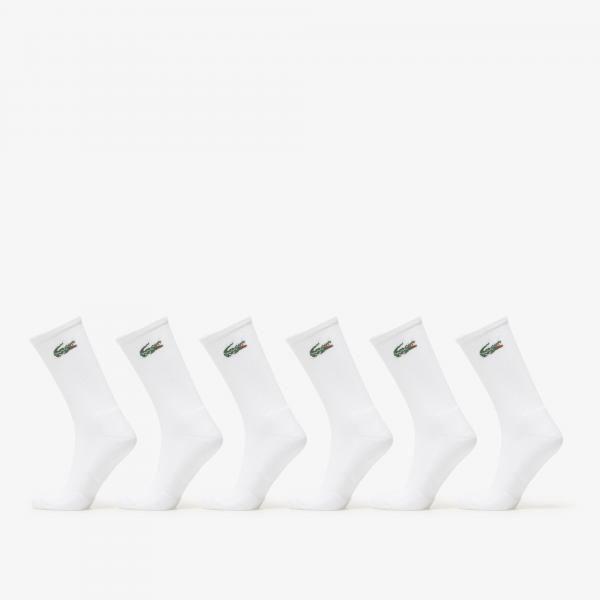 Ponožky Lacoste Crew Sock White 43-46