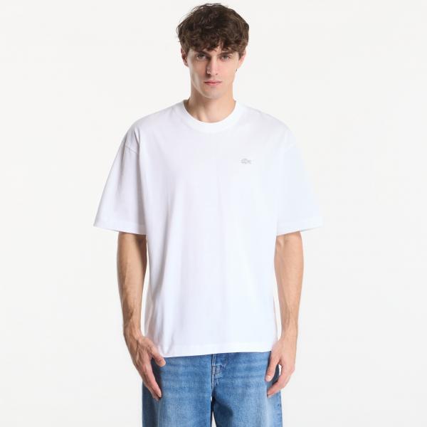 Tričko Lacoste Crewneck T-Shirt White XXL