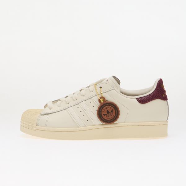 Tenisky adidas Superstar II Core White/ Maroon/ Cream White EUR 4.5