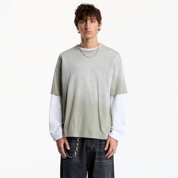 Tričko MISBHV 7:30 Pm Lakefront T-Shirt UNISEX Ash Green L