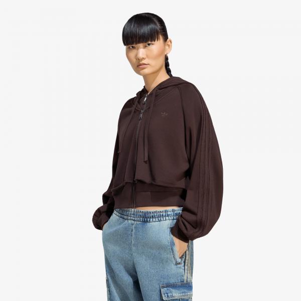 Mikina adidas SST Double Front Hoody Aurora Coffee S