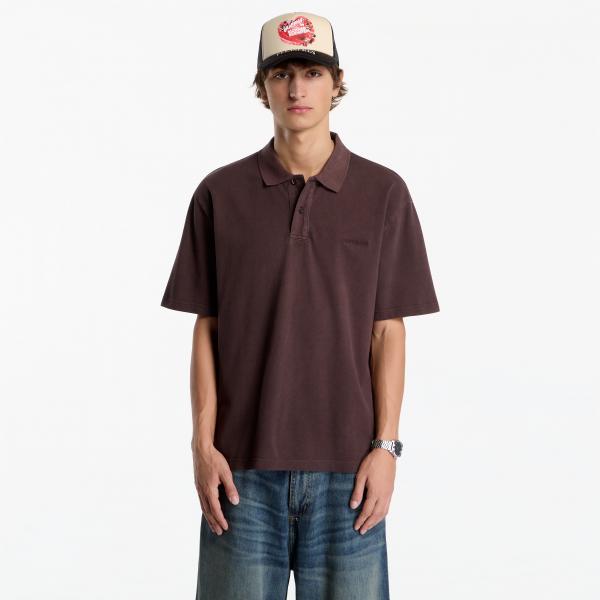 Tričko Carhartt WIP S/S Wayne Polo UNISEX Palisander Garment Dyed M