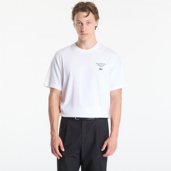 Tričko Lacoste Crewneck T-Shirts White 5