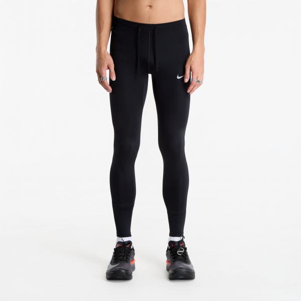 Legíny Nike Miler Men's Dri-FIT Running Tights Black/ Black/ Reflective Silv S