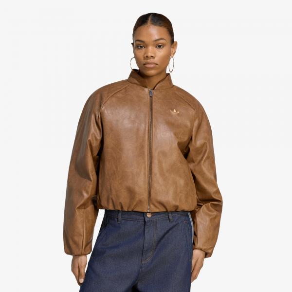 Bunda adidas SST Cropped Jacket Brown Desert S