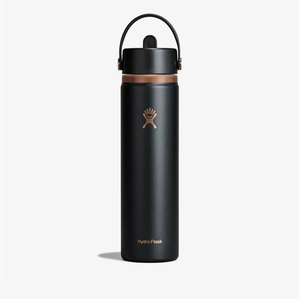 Láhev Hydro Flask 710 ml Wide Flex Straw Cap Black Arc 710 ml