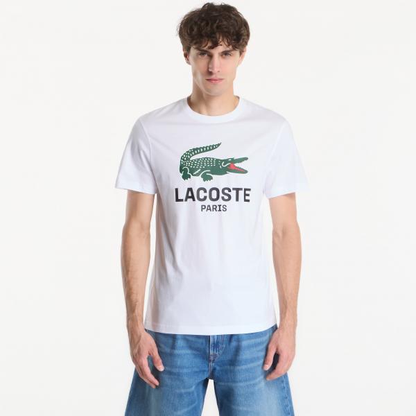 Tričko Lacoste Crewneck T-Shirt White L