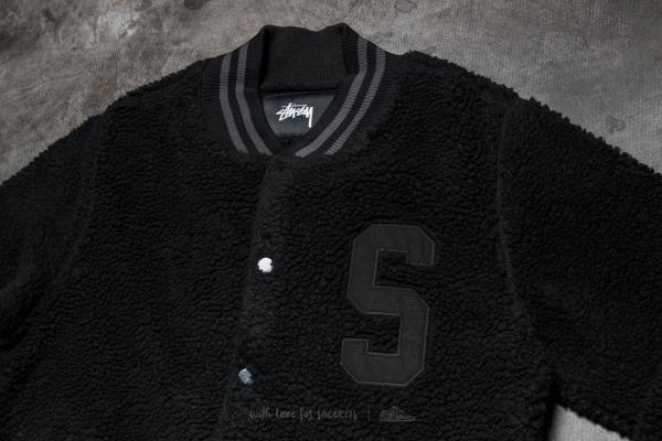 Stüssy S Varsity Baseball Jacket Black