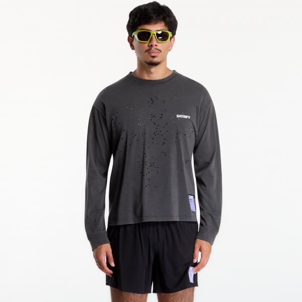 Tričko Satisfy MothTech Long Tee Aged Black M