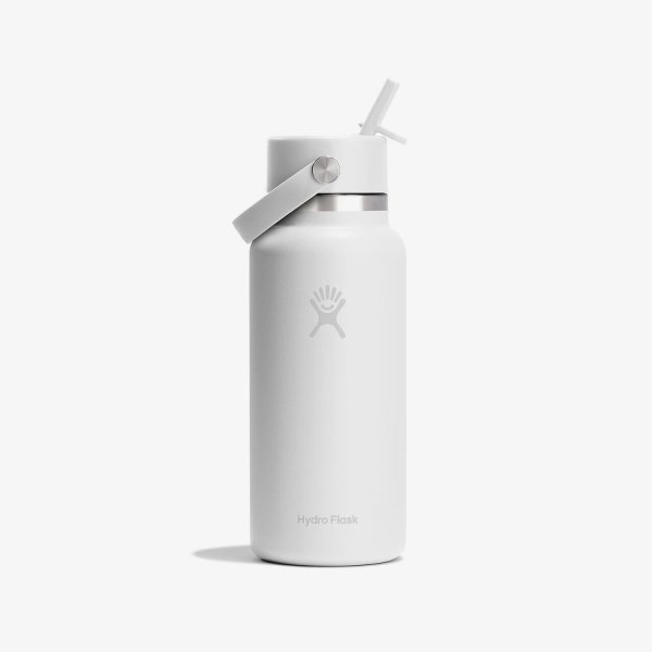 Láhev Hydro Flask 946 ml Wide Flex Straw Cap White Universal