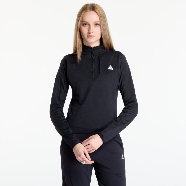 Tílko Nike ACG "Wolf Grid" Women's Therma-FIT 1/2-Zip Hiking Top Black/ Summit White M