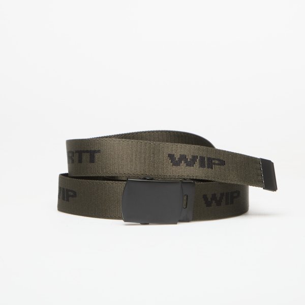 Pásek Carhartt WIP Chapter Script Belt Cypress Universal