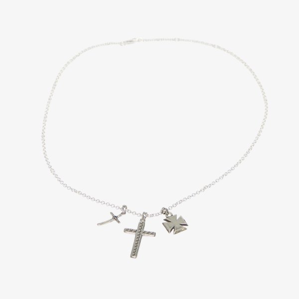 Náhrdelník TwoJeys Multi Cross Necklace Silver Universal