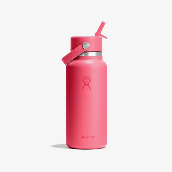 Láhev Hydro Flask 946 ml Wide Flex Straw Cap Popstar Pink 946 ml
