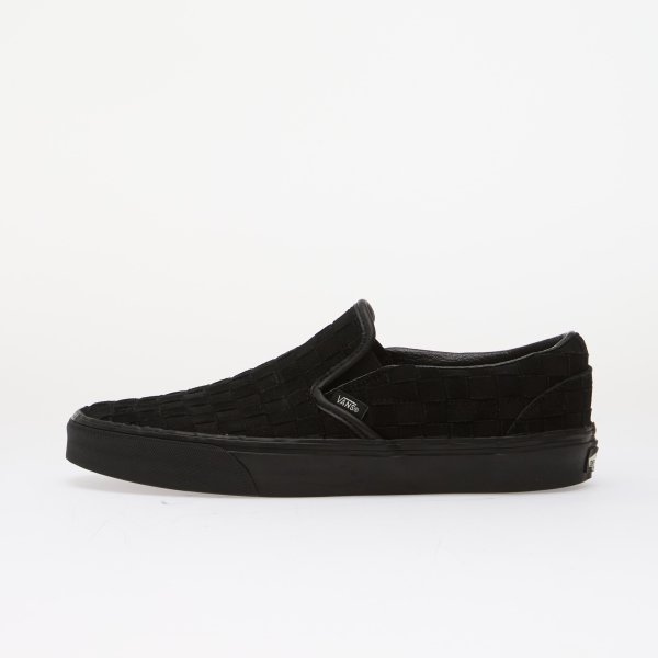Tenisky Vans Classic Slip-On Woven Suede Black/ Black EUR 42.5