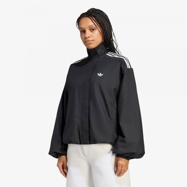 Bunda adidas Blousy Check Track Top Black M