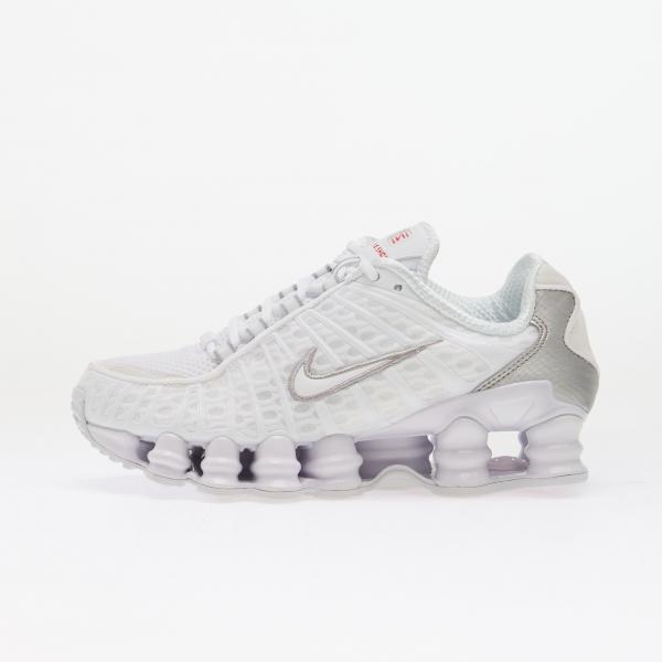 Tenisky Nike Shox TL Kids White/ White/ Metallic Silver/ Max Orange EUR 37.5