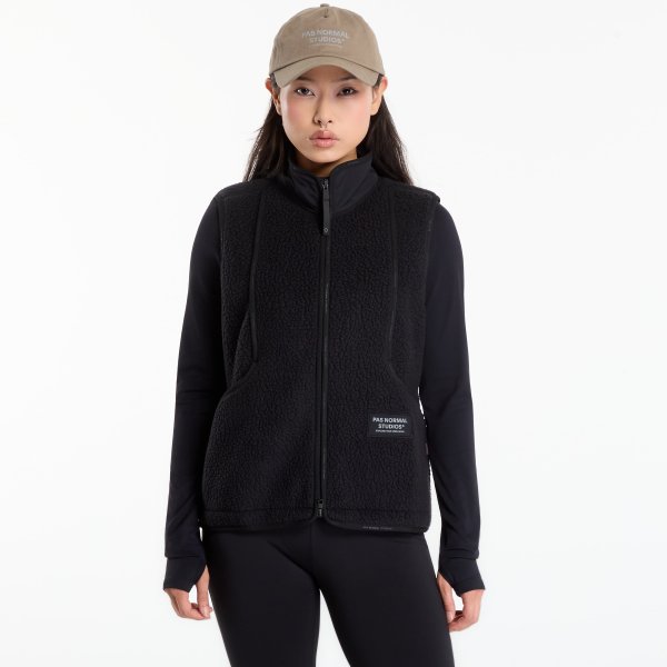 Vesta Pas Normal Studios Women's Off-Race Pile Fleece Vest Black S