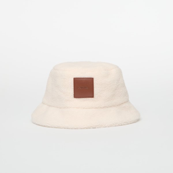 Klobouk Calvin Klein All-Over Sherpa W/ Patch Bucket BIRCH OS